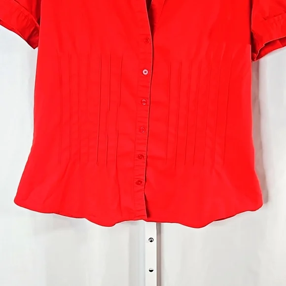Red Zara Top Size Large - Picture 3 of 6